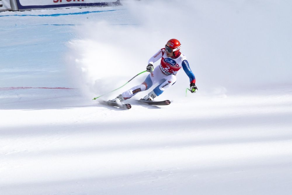 Auch beim Skirennen bracht man eine Stratgie