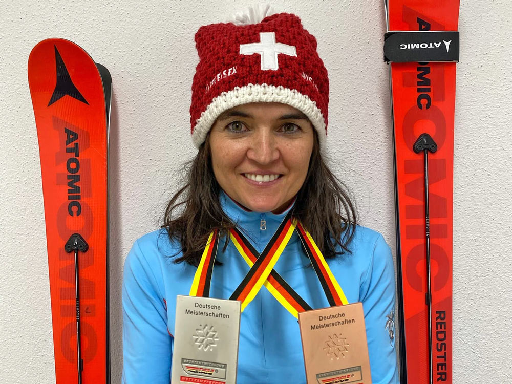 Daniela Kudernatsch gewinnt Medaillen beim Skifahren